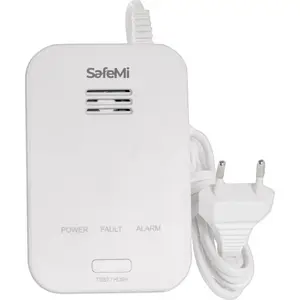 Gāzes sensors SafeMi SHG-02 — propāna un butāna detektors, iekštelpām, ar tīkla barošanu