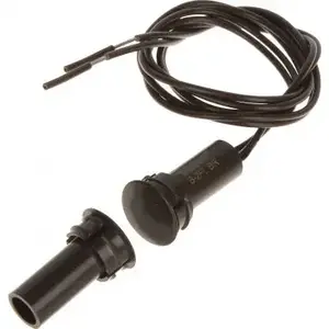 Magnetic Cylinder Contact (Reed Switch) SATEL B-2FL-BR — surface-mounted brown housing