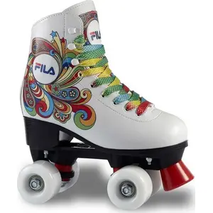 Rullīšu skates FILA BELLA baltasizmērs 39 — sieviešu rekreācijas kvadrātiskās skates