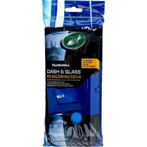 Turtle Wax Dash & Glass cloth 40x40 cm Blue, interior and glass cleaning cloth