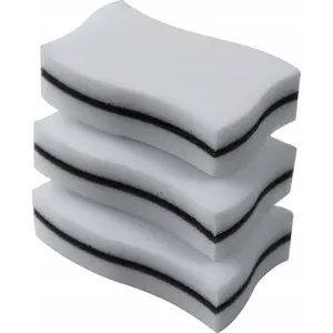 Cleaning sponge set Franke Magiczna gąbka, 3 pieces — foam melamine eraser sponges for hard surfaces