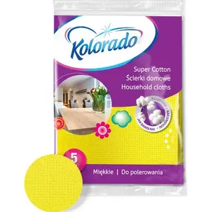 Cleaning Cloths Kolorado 5-pack, soft household wipes, reusable kitchen and home, 5 pcs