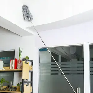 Телескопическая щетка для пыли PrzydaSie 239829/1739 — серая, выдвижная ручка