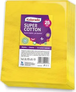 Household cleaning cloths Kolorado model XS043, soft, pack of 25