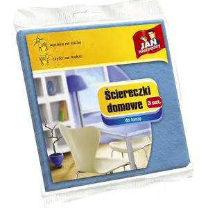 Household Dust Cloths 3pcs, JAN Niezbędny — reusable cleaning cloths for dust and surfaces