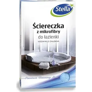 Microfiber cleaning cloth Stella STELLA for bathroom, 1 piece, mixed colors