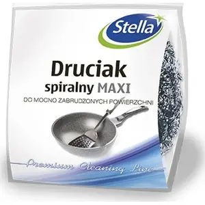 Spiral mixing whisk Stella STELLA maxi, single piece, silver finish