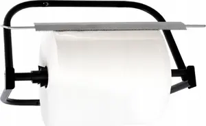 Roll Paper Wiper Dispenser Aglo3 WRCZ — Steel, Black