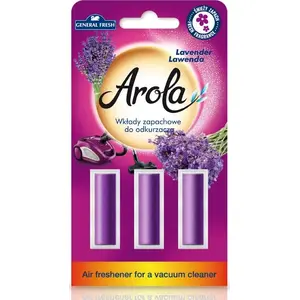 Arola refreshing vacuum cleaner sticks Lavander scent, single-use fragrance sticks for odor neutralization