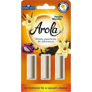 Arola Refreshing Vacuum Cleaner Sticks Vanilla scent, refill sticks for vacuum freshening