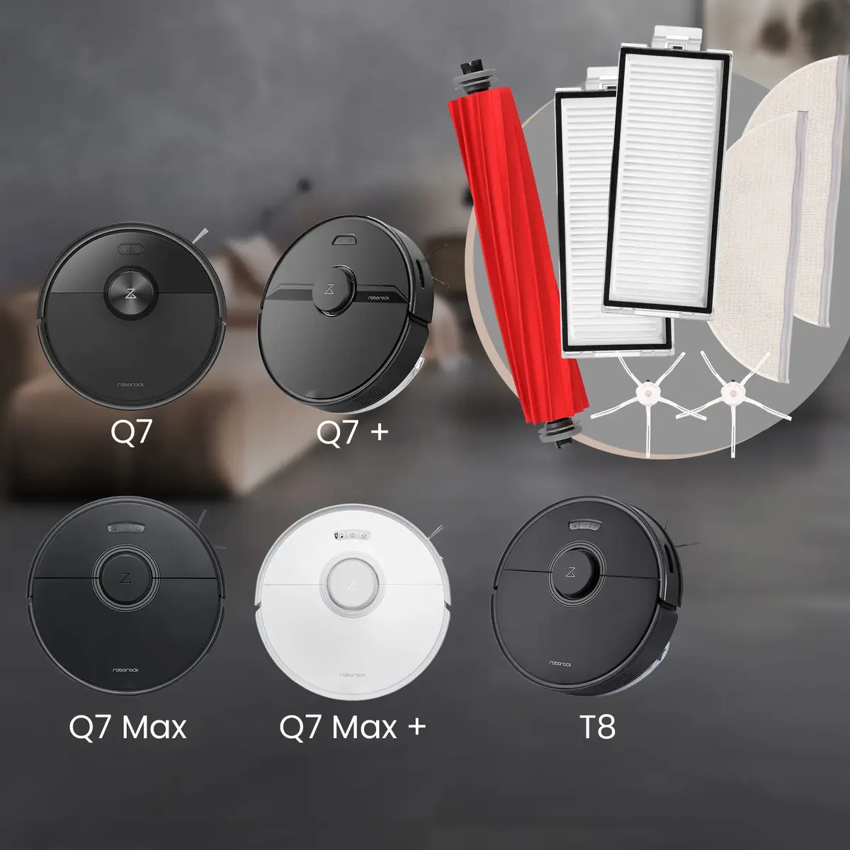 Extralink daļu komplekts Roborock Q7 Max / Q7 Max+ / T8 Photo 7