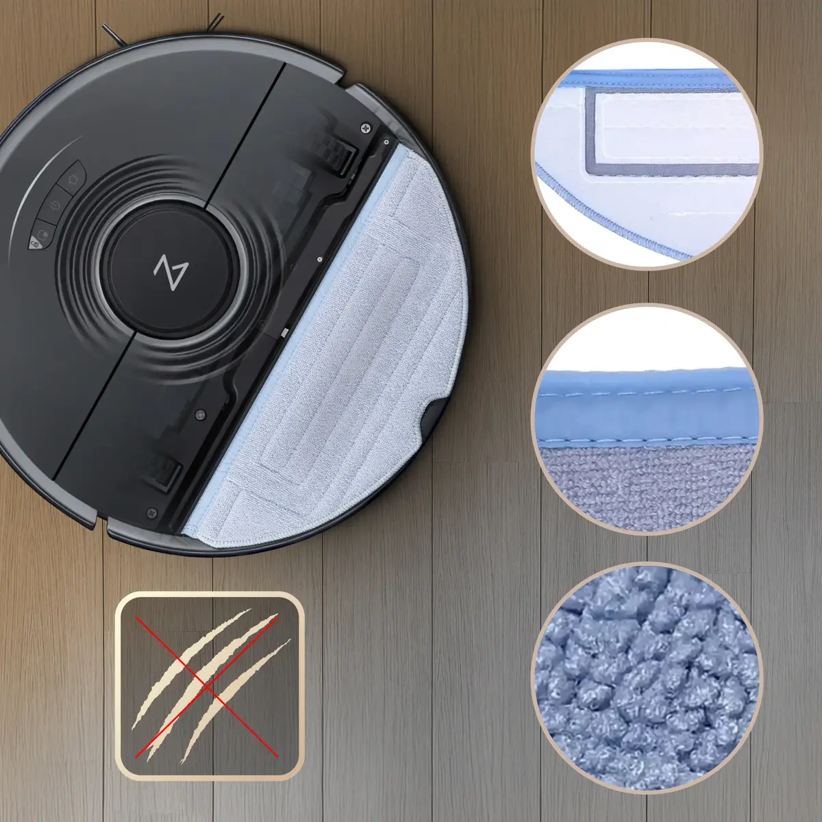 Extralink mop pads 8 pcs for Roborock S7 series Photo 8
