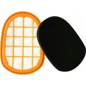 Replacement HEPA Air Filter and Foam Sponge for Philips FC6812 / FC6813 by JETtools (MPN SB9593)