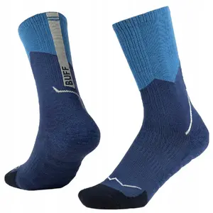 Socks Buff Merino Midweight Crew, size 39–41, blue