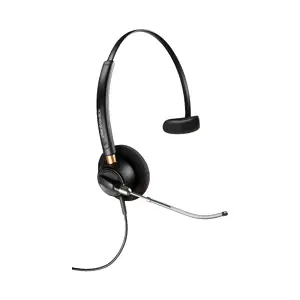 Monaurālais austiņu komplekts PLANTRONICS HP Poly EncorePro 510V vads, supraaurāls, galvas stīpa, VoiceTube, 0.785 m kabelis, 52 g, melns