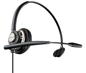 Headset HP Poly EncorePro HW710 single-ear wired, supraaural, 0.89 m cable, 53 g, black/silver + carry case + QD