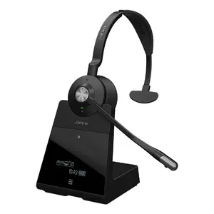 Austiņa GN Audio Germany Jabra Engage 75 SE Mono — bezvadu Bluetooth, supraaurāla, 40–16000 Hz, 150 m darbības rādiuss, 64 g, melna