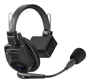 Headset Saramonic WiTalk9 — wireless head-band circumaural, 500 m range, charging stand, black