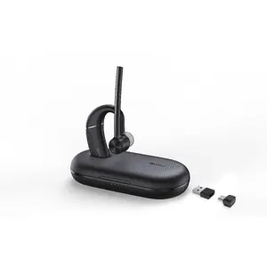 Гарнитура Yealink BH71 Pro USB-C/A — беспроводная Bluetooth, внутриушная с ушным крючком, 100–20000 Гц, дальность 40 м, 18 г, черная