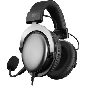 Vadu HP austiņas DHE-8005N ar mikrofonu, 2.0 stereo, apgaismotas, 3.5 mm jack + USB, melnas