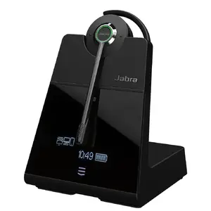 Austiņas GN Audio Germany Jabra Engage 75 SE Convertible — bezvadu Bluetooth, 40–16000 Hz, darbības rādiuss 100 m, intraaurāla, galvas lente/ausu āķis, melna