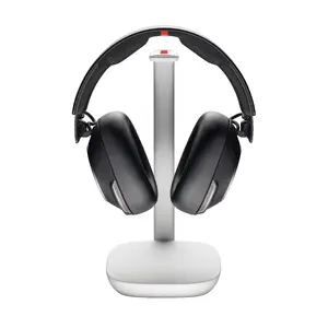 Беспроводная накладная гарнитура HP Voyager Surround 85 UC — Bluetooth, USB‑C, 20–20000 Гц, дальность 50 м, 275 г, чёрная, с адаптером USB‑C/A и зарядной подставкой