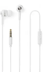 Vadu in-ear austiņu komplekts Eko-Light HPWD2020WT — zvaniem un mūzikai, 20–20000 Hz, kabelis 1,2 m, balts
