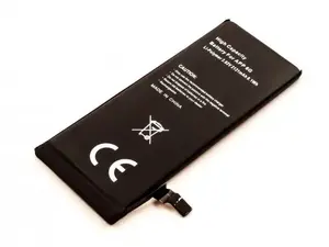 Akumulators Apple iPhone 6 — CoreParts MBXAP-BA0053, melns, 126×14×22 mm