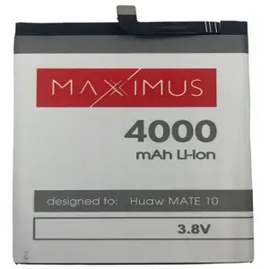 Battery HUAWEI replacement for Mate 10 / Mate 20 / P20 Pro / View 20, 4000 mAh, model HB436486ECW