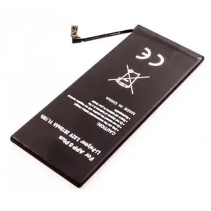 Аккумулятор для Apple iPhone 6 Plus — MicroSpareparts Mobile MSPP6430+ LiPo, чёрный, 128×13×22 мм