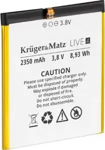 Battery for Kruger & Matz Live 4 / Live 4S – replacement smartphone battery