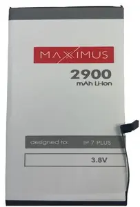 Replacement battery TKNconnect for iPhone 7 Plus — 2900 mAh, model 616-00249