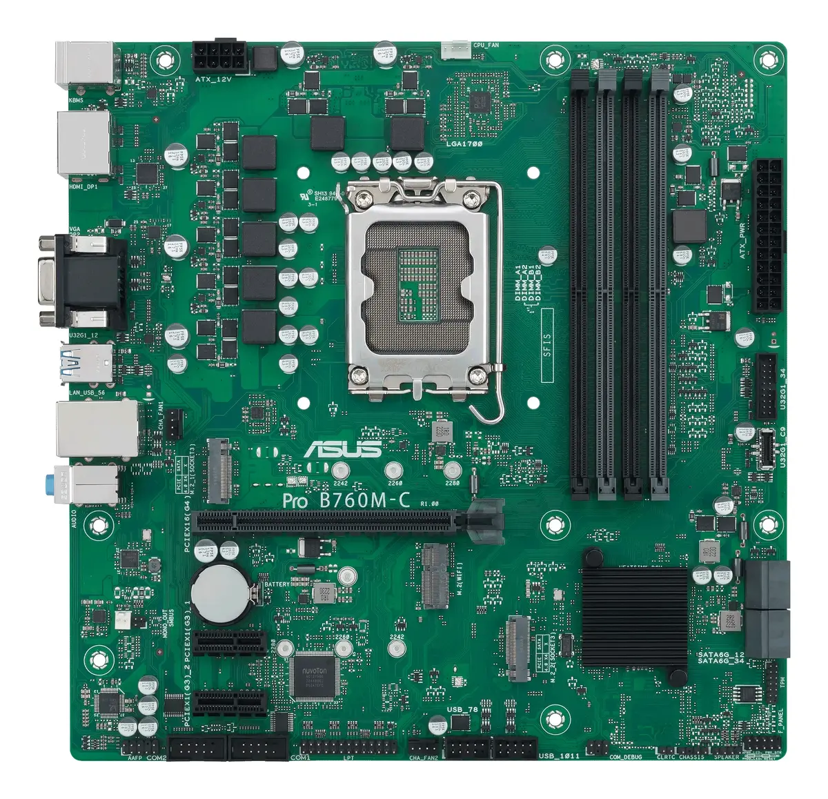 Mātesplate Asus PRO B760M-C-CSM Photo 2
