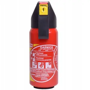 Powder Fire Extinguisher Gloria P1-GAM, 1 kg, portable handheld unit