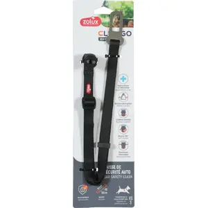 Dog seat belt for harness ZOLUX CLIP&GO XS/S — car safety restraint for small dogs