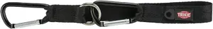 Seat belt safety lead Trixie TRIXIE 12774 for dog and cat, 0.3 m length, 2.5 cm polyester, black