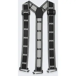 Подтяжки Aptel Szelki Helly Hansen Suspenders 20 Black — регулируемые рабочие подтяжки, стандартный размер