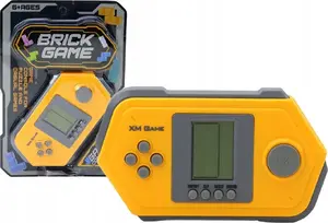 Portatīvā elektroniskā spēļu konsole LEANToys Tetris Brick Game, pelēki‑dzeltena