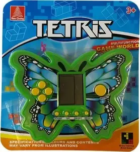 Elektroniskā Tetris spēle LEAN Sport modelis 3993 — zaļš rokas ierīce