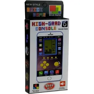 Kabatas elektroniskā Tetris spēle LEAN Sport modelis 2124 — kabatas izmēra, darbināma ar baterijām
