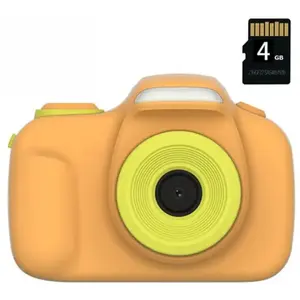 Digital kids camera 4cv mobile myFirst Camera 3 – 16MP, dual lenses, 2" IPS screen, rubber protective case (yellow)