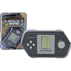 Portatīvā elektroniskā spēļu konsole LEANToys GraTetris Brick Game — melna