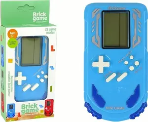 LEANToys Brick Game pārnēsājamā konsole, modelis 13733, zila
