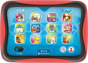 Развивающий говорящий планшет Clementoni CLE BABY mówiący tablet 17535 — интерактивная обучающая игрушка для малышей
