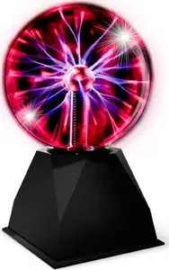 Plasma Lamp Ø15cm Black Rose Books MUSIC (model 501128) with Lights and Sound