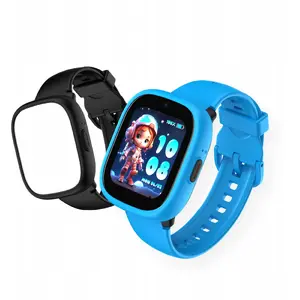 Детские смарт‑часы Kidoboo K3 Watchme Gen2 с GPS, Wi‑Fi, 4G SIM и кнопкой SOS — синий/чёрный
