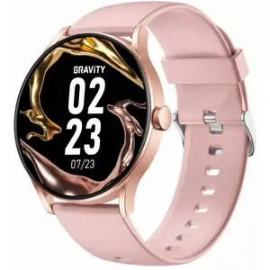 Смарт‑часы Gravity GT2-3 PRO — часы в серо-розовом цвете