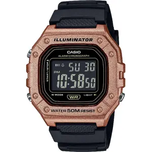 Наручные часы CASIO W-218HM-5BVDF — мужские цифровые часы, модель W-218HM-5BVDF