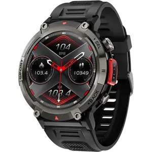 Смарт‑часы Giewont VT140-1 с силиконовым ремешком, чёрные