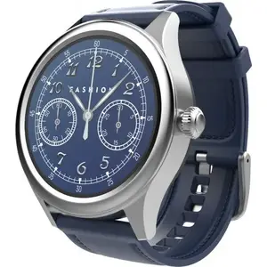 Viedpulkstenis Vector Smart VCTR-34 — rokas viedpulkstenis, zilā korpuss un siksniņa, modelis VCTR-34-03-BL